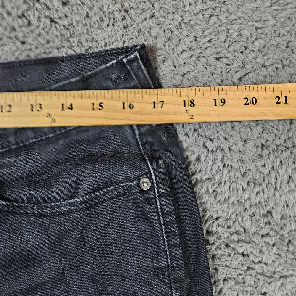 Levis 514 Straight Fit‎ Mens Black Denim Jeans 34x32